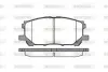 Колодки гальмівні диск. перед. (вир-во Remsa) Lexus RX300-330-350 03>08, 08>15 (P11393.00) WOKING P1139300 (фото 1)