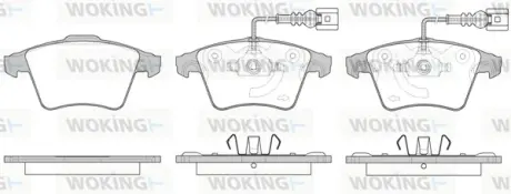Гальмівна колодка дискова Woking WOKING P11453.22