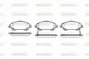 Колодки гальмівні диск. перед. (вир-во Remsa) Toyota Avensis 1.6 03-08,Toyota Avensis 1.8 03-08 (P11463.02) WOKING P1146302 (фото 1)