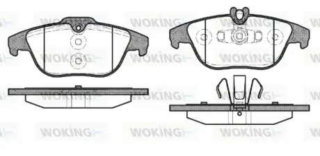 Гальмівна колодка дискова Woking WOKING P12053.20
