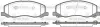 Колодки гальмівні (передні) Opel Insignia A 08-/Bentley Flying Spur 13-/Saab 9-5 II 10-12 WOKING P12863.02 (фото 1)