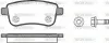 Колодки гальмівні диск. задн. (вир-во Remsa) Renault Fluence 1.5 10-,Renault Fluence 1.6 10- (P12873.00) WOKING P1287300 (фото 1)