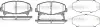 Колодки гальмівні диск. перед. (вир-во Remsa) Honda Accord 08> 15> (P12903.02) WOKING P1290302 (фото 1)