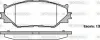 Колодки гальмівні диск. перед. (вир-во Remsa) Lexus IS 05> 13> (P13013.00) WOKING P1301300 (фото 1)