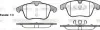 Колодки гальмівні диск. перед. (вир-во Remsa) Ford Mondeo IV S-max Galaxy / PSA 508 407 (P13193.00) WOKING P1319300 (фото 1)