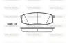 Колодки гальмівні диск. задн. (вир-во Remsa) Toyota LC200 LC150 / Lexus LX570 GX460 (P13723.00) WOKING P1372300 (фото 1)