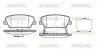 Колодки гальмівні диск. задн. (вир-во Remsa) Hyundai Equus centennial 4.6 09-,Hyundai Genesis 2.0 08- (P13743.02) WOKING P1374302 (фото 1)