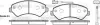 Колодки гальмівні диск. перед. (вир-во Remsa) Citroen Jumper 2.2 06-,Citroen Jumper 3.0 06- (P13753.01) WOKING P1375301 (фото 1)