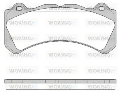 Колодки гальмівні WOKING P14023.10