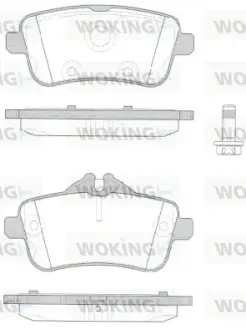 Колодки гальмівні WOKING P1403310