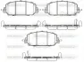 Колодки гальмівні диск. перед. (вир-во Remsa) Honda CR-V 2,4i 17> (P14083.22) WOKING P1408322 (фото 1)