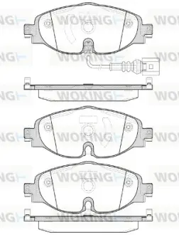 Колодки гальмівні WOKING P1415301