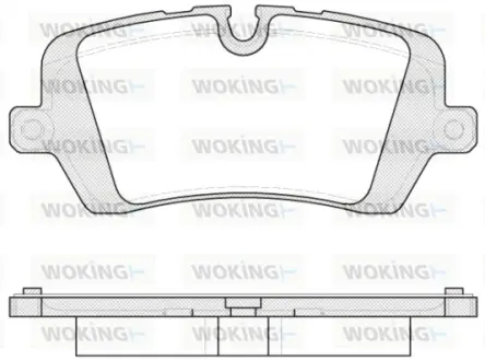 Колодки гальмівні WOKING P1441300