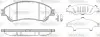 Колодки гальмівні (передні) Suzuki SX4 S-Cross 13-/Vitara 15- WOKING P14893.02 (фото 1)