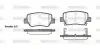 Колодки гальмівні диск. задн. (вир-во Remsa) Toyota Avensis 08>18 (P15033.02) WOKING P1503302 (фото 1)