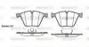 Колодки гальмівні (передні) BMW 5 (F07) 09-/7 (F01-F04) 08-15/X5 (E70/F15/F85)/X6 (E71/F16) 06- WOKING P15193.00 (фото 1)