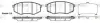 Колодки гальмівні диск. перед. (вир-во Remsa) Hyundai Ix20 1.4 10-,Hyundai Ix20 1.6 10- (P15263.02) WOKING P1526302 (фото 1)