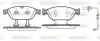 Колодки гальмівні (передні) Audi A6/A7/A8 10- (Ate) (з датчиком) WOKING P15413.12 (фото 1)