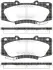 Колодки гальмівні диск. перед. (вир-во Remsa) Toyota Hilux 08>15 (P15683.04) WOKING P1568304 (фото 1)
