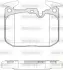 Колодки гальмівні (передні) BMW 1 (F20/F21)/2 (F22/F44-F46/F87)/3 (F30/F31/F34/F80)/4 (F32/F36) 11- WOKING P15913.10 (фото 1)