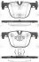 Колодки гальмівні (задні) BMW 3 (F30/F31/F34/F80)/4 (F32/F36/F82) 11- WOKING P15933.00 (фото 1)