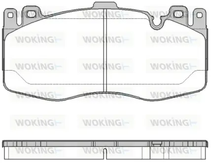 Колодки гальмівні WOKING P16423.00