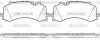 Колодки гальмівні (передні) Audi A6/A7/A8/Q7/Q8/VW Touareg 17- WOKING P16443.00 (фото 1)