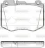 Колодки гальмівні (передні) MB C-class (W205)/E-class (W213) 14- (Brembo) WOKING P17043.00 (фото 1)