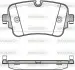 Колодки гальмівні диск. задн. (вир-во Remsa) Audi Q7 15> (P17683.08) WOKING P1768308 (фото 1)