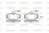 Колодки гальмівні (передні) Citroen Jumpy/Evasion/Fiat Scudo/Peugeot Expert/806 95-06 (+датчики) WOKING P2053.44 (фото 1)