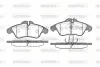 Колодки гальмівні диск. перед. (вир-во Remsa) Mercedes-benz Sprinter 2-t 2.1 95-06,Mercedes-benz Sprinter 2-t 2.3 95-06 (P4783.00) WOKING P478300 (фото 1)