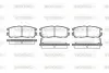 Колодки гальмівні диск. задн. (вир-во Remsa) Great wall Haval 5 2.0 10-,Great wall Haval 5 2.4 10- (P5263.02) WOKING P526302 (фото 1)