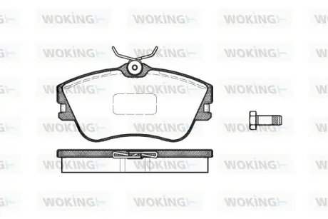 Гальмівна колодка дискова Woking WOKING P5803.00