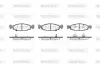 Колодки гальмівні (передні) Jeep Grand Cherokee 3.1TD/4.0I/4.7V8 99-05 WOKING P6363.02 (фото 1)
