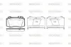 Колодки гальмівні диск. перед. (вир-во Remsa) MB C203 E211 S220 S221 Brembo ver. (P6693.00) WOKING P669300 (фото 1)