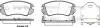 Колодки гальмівні диск. перед. (вир-во Remsa) Hyundai Nf v 2.0 05-10,Hyundai Nf v 3.3 05-10 (P8533.22) WOKING P853322 (фото 1)
