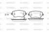 Колодки гальмівні диск. перед. (вир-во Remsa) Suzuki Swift 05> Splash / Nissan Micra 10> 16> (P8873.11) WOKING P887311 (фото 1)