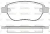 Колодки гальмівні диск. перед. (вир-во Remsa) PSA Berlingo Partner I / C4 I 206 207 307 / Doblo I Bosch ver. (P9413.00) WOKING P941300 (фото 1)