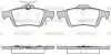 Колодки гальмівні диск. задн. (вир-во Remsa) Ford Focus III (P9423.11) WOKING P942311 (фото 1)