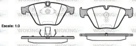 Колодки гальмівні WOKING P957320