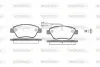 Колодки гальмівні диск. перед. (вир-во Remsa) Citroen Nemo 1.4 08-,Citroen Nemo 1.4 09- (P9583.11) WOKING P958311 (фото 1)