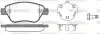 Колодки гальмівні диск. перед. (вир-во Remsa) Opel Corsa D / Fiat Doblo 01>10 (P9583.30) WOKING P958330 (фото 1)