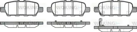Колодки гальмівні WOKING P976331