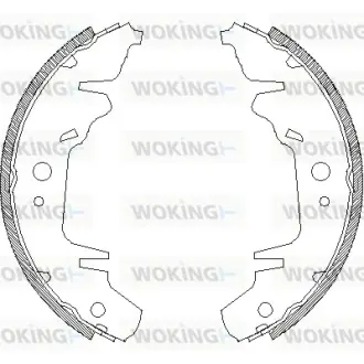 Колодки гальмівні WOKING Z402000