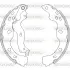 Колодки гальмівні бараб. задн. (вир-во Remsa) Suzuki SX4 06-14,Fiat Sedici 06-14 (Z4227.00) WOKING Z422700 (фото 1)
