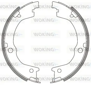 Колодки гальмівні WOKING Z464400