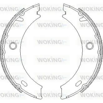Гальмівна колодка барабанна Woking WOKING Z4714.01