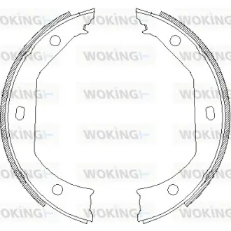 Колодки стоянкового гальма (вир-во Remsa) BMW 3e90 X1e83 (Z4716.00) WOKING Z471600