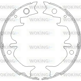 Колодки гальмівні WOKING Z473100
