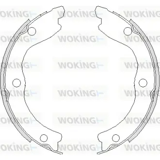 Колодки гальмівні WOKING Z473600